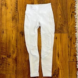 Lululemon high rise leggings with pockets